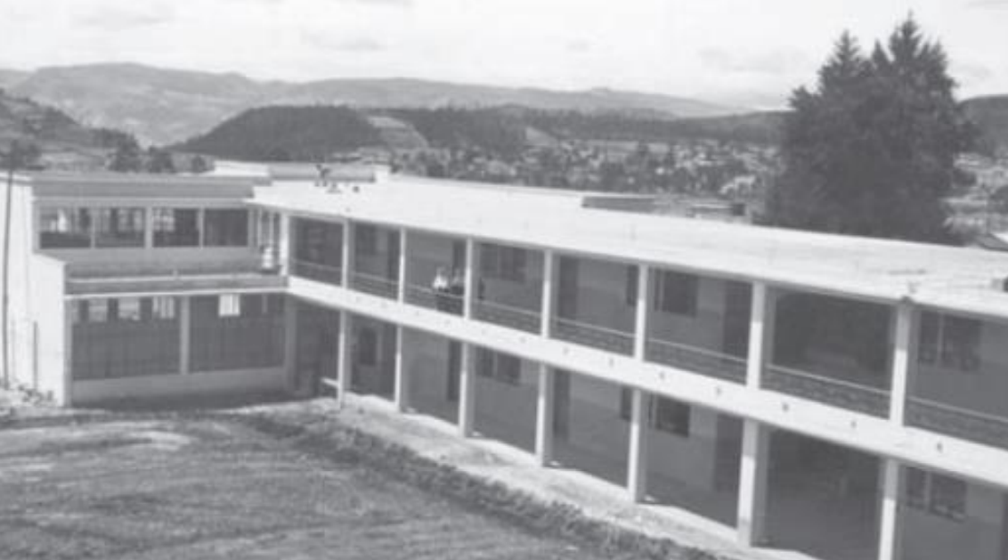 El nuevo colegio de Rumipamba en construcción